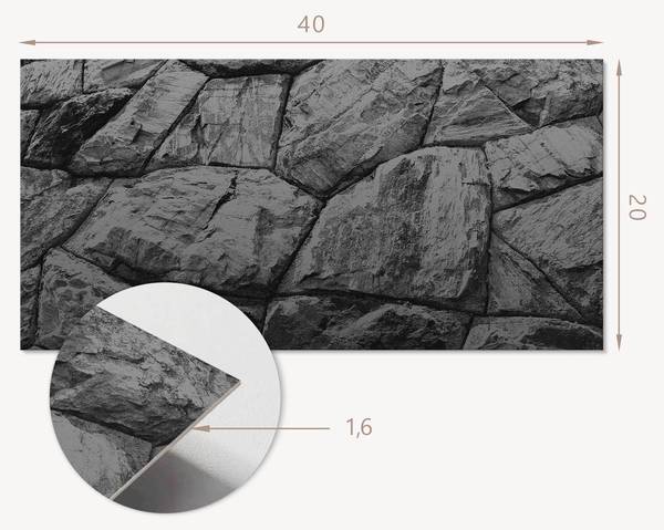 Vinylplatte 00282528 (10er-Set) 40 x 20 cm