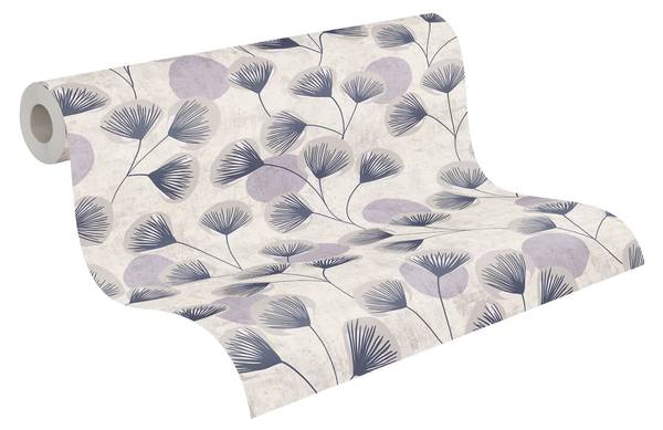 Vliestapete 791512-GU Grau - Kunststoff - 53 x 1 x 1005 cm