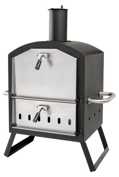 Pizzaofen COAL Schwarz - Keramik - Metall - Kunststoff - 55 x 75 x 40 cm