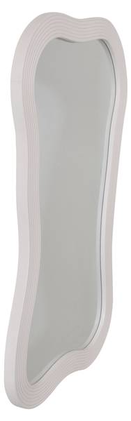 Wandspiegel Wavy Braun - Glas - Massivholz - 50 x 80 x 5 cm