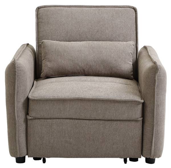 Schlafsessel FENORA Grau - Textil - 85 x 86 x 93 cm