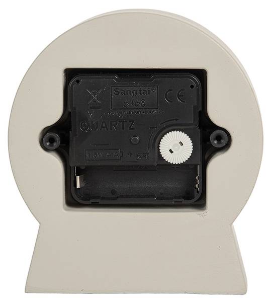 Tischuhr Chic-Lamp Grau