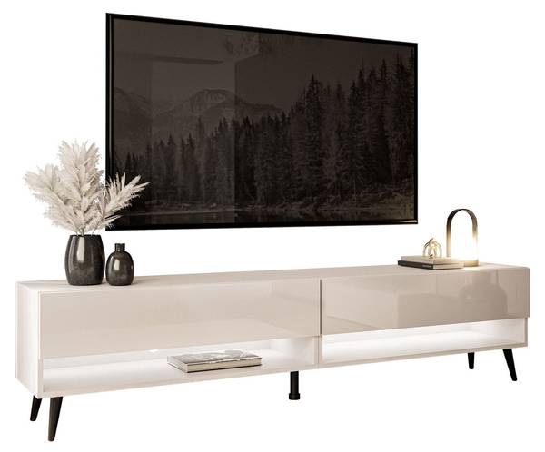 TV-Schrank CALANTE Beige - Holzwerkstoff - 180 x 43 x 35 cm