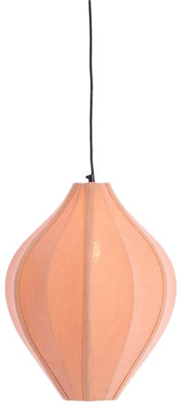 Pendelleuchte PASTO Pink - Textil - 36 x 44 x 36 cm