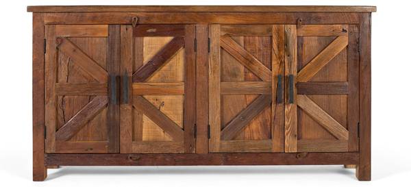 Sideboard 2139 Braun - Massivholz - 180 x 90 x 40 cm