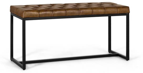 Bank 2268 Braun - Echtleder - 30 x 47 x 96 cm