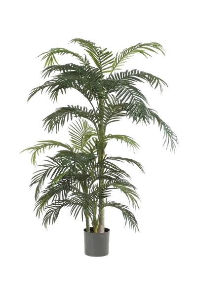 Künstliche Areca Palme Bobby Beige - Kunststoff - 1 x 130 x 1 cm