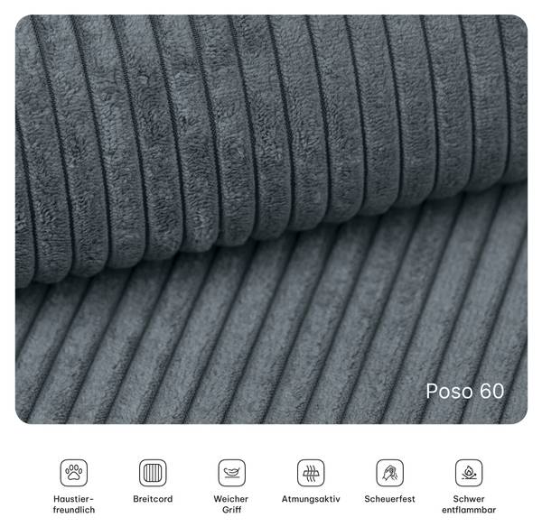 Ecksofa ANKO Grau