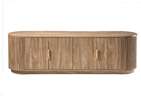 TV-Lowboard ACHILLE Braun - Holzwerkstoff - 40 x 48 x 160 cm