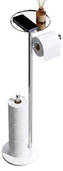 Toilettenpapierhalter Lino-06 Silber