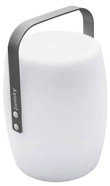 Lanterne sans fil - LUMISKY - LUCY ROCK Blanc - Matière plastique - 22 x 30 x 22 cm