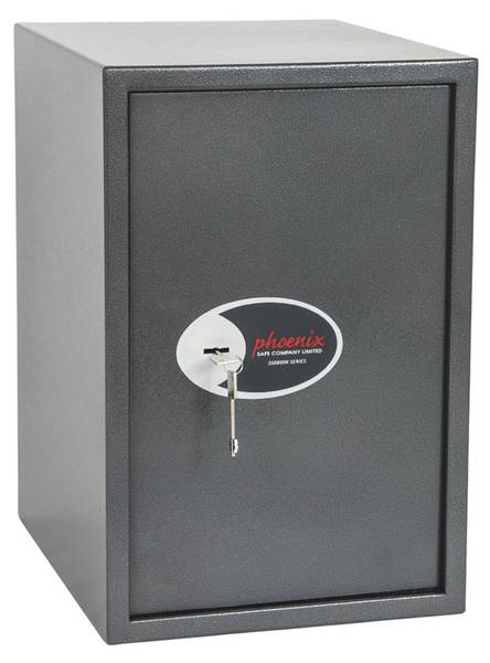 Sicherheitstresor SS0805K Grau - Stahl - 37 x 56 x 45 cm