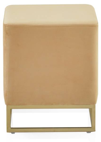 Pouf  10766 Gelb - Webstoff - 37 x 44 x 37 cm