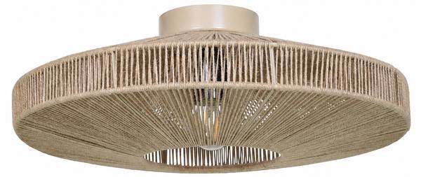 Plafondlamp Primo bruin - metaal - 40 x 13 x 40 cm