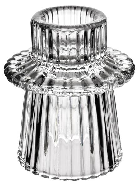Kerzenständer PATRICIA Glas - 6 x 7 x 7 cm
