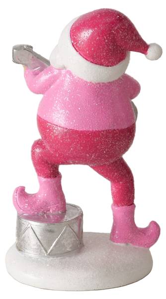 Weihnachtsmann Figuren Matthew 2er Set Pink - Kunststoff - 7 x 16 x 10 cm