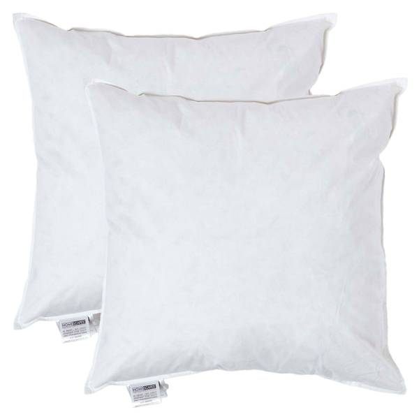 Kissenfüllung 2er-Set Federn 55 x 10 x 55 cm