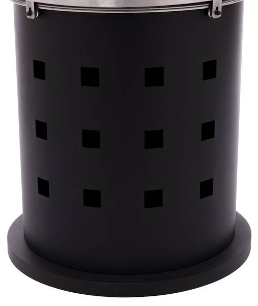 Bioethanol-Kamin BESTFIRE DESIGN Schwarz - Eisen - 46 x 141 x 46 cm