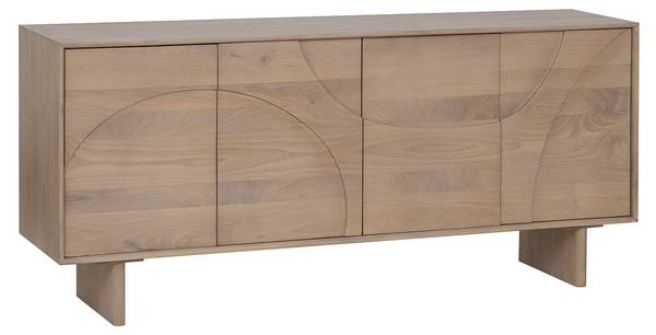 Sideboard BERLAMA Beige - Holz teilmassiv - 170 x 76 x 40 cm