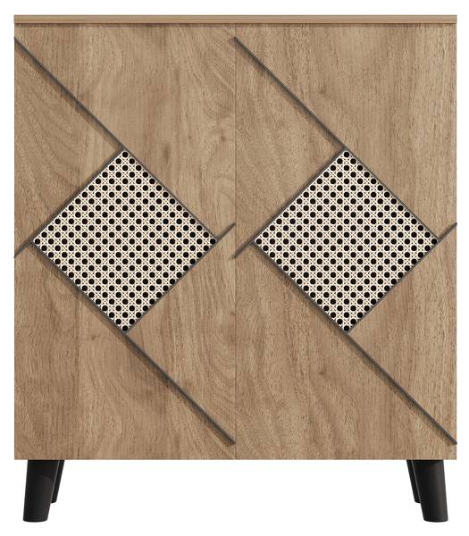 Schuhkommoden Caudicle Braun - Holzwerkstoff - 80 x 91 x 32 cm