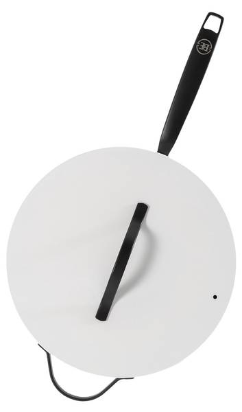 Wokpfanne mit Deckel Essential Weiß