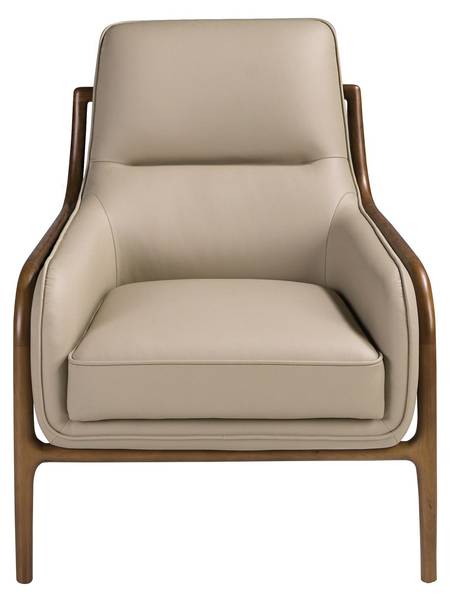 Sessel 5177 Gelb - Nussbaum - 72 x 90 x 90 cm