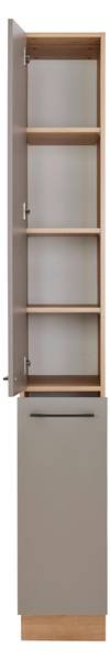 Apothekerschrank LINZ VS30 Braun - Grau - Holzwerkstoff - 30 x 211 x 57 cm
