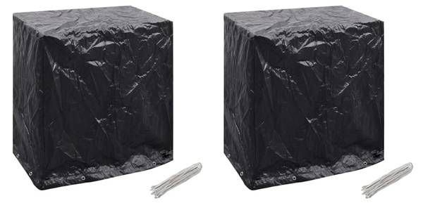 Tuinmeubel Hoes 3028508 zwart - aluminium - polyethyleen - 55 x 182 x 160 cm