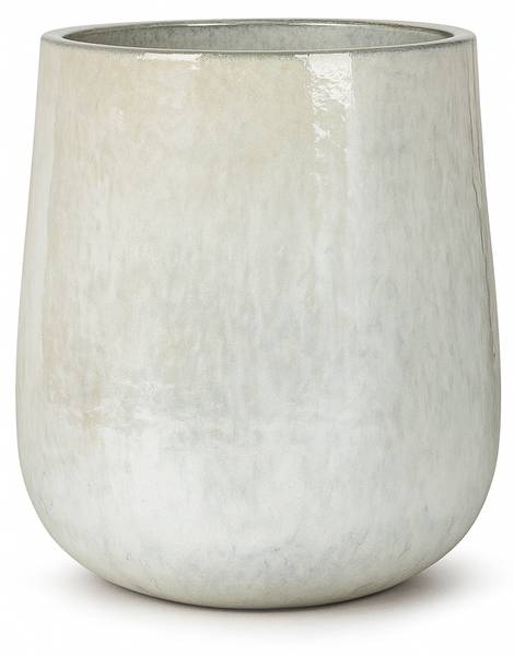 Blumentopf Diane Weiß - Keramik - 23 x 23 x 23 cm