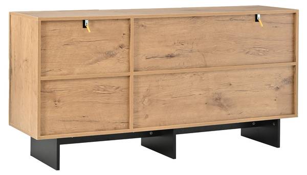 Wohnzimmermöbel Set Eurynom Ⅲ（2-tlg） Braun - Holzwerkstoff