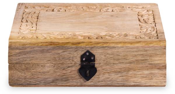 Schmuckkästchen SOMBRE Beige - Holzwerkstoff - 22 x 8 x 14 cm