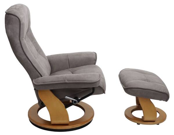 Relaxfauteuil Halifax lichtgrijs