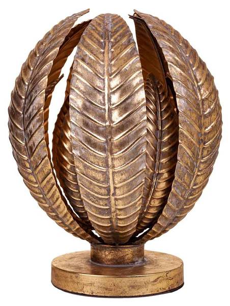 Tischlampe 4523288362 Gold - Metall - 35 x 40 x 35 cm