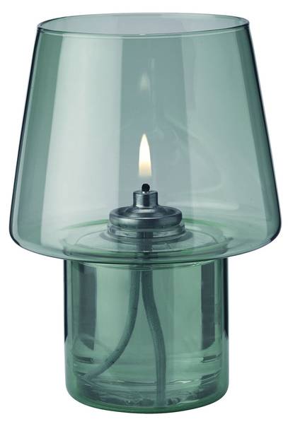 Windlicht Viva Blau - Glas - 11 x 17 x 11 cm