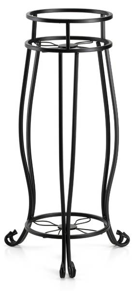 Blumenständer 10-1697 Schwarz - Metall - 33 x 63 x 31 cm
