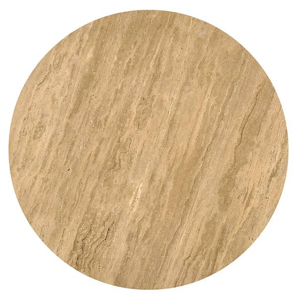 Couchtisch LISAVOK Beige - Stein - 90 x 41 x 90 cm
