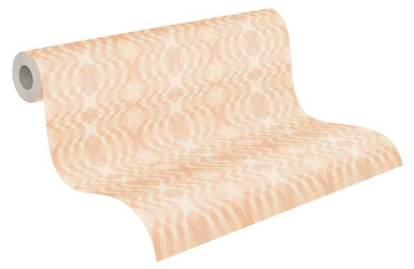 Vliestapete 395345-GU Beige - Fleece - 53 x 850 x 1 cm