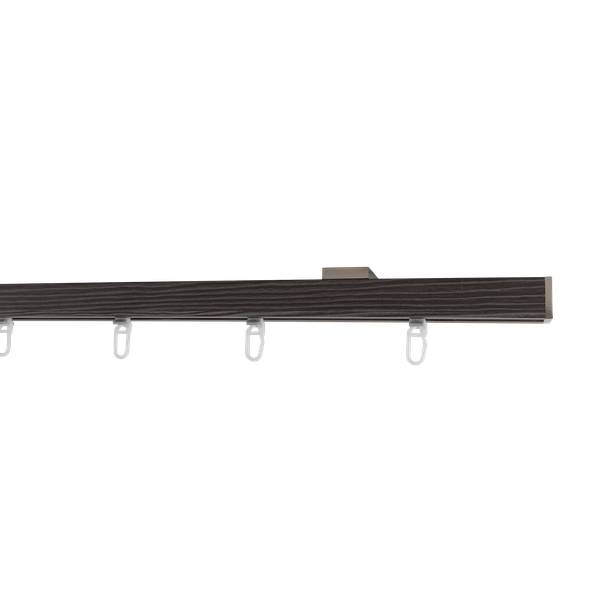 Gardinenstange Finn 1 lfg. Deckenmontage Grau - Breite: 580 cm