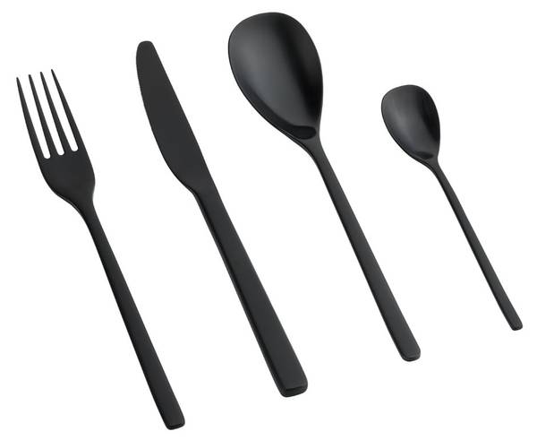 couverts ILLNAU Set de 4 Noir