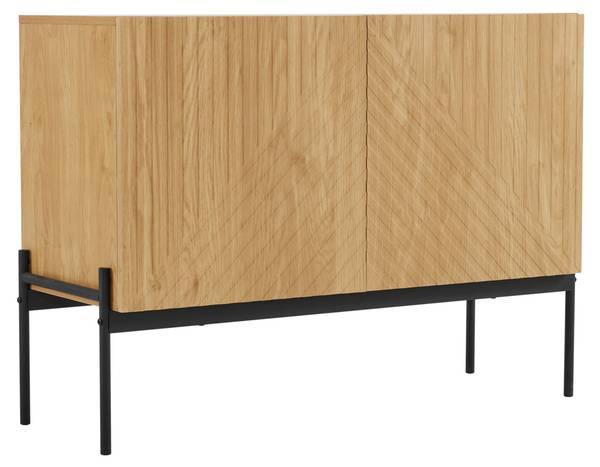Sideboard NaturLine Ⅱ Beige - Stahl - 100 x 75 x 40 cm