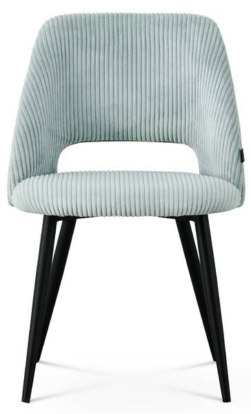 Polsterstuhl VICKY 2er-Set Blau - Metall - 53 x 81 x 58 cm