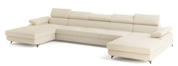 Ecksofa VIVENTE Q Creme