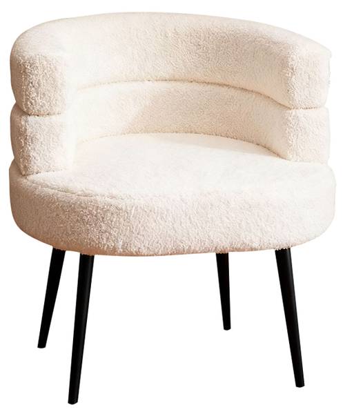 Einzelsessel AT-007 Beige - Metall - 71 x 60 x 76 cm