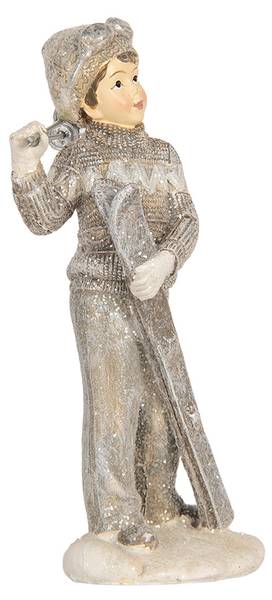 Kinder Xmas&Ayson 2er Set Grau - Kunststoff - 7 x 15 x 8 cm