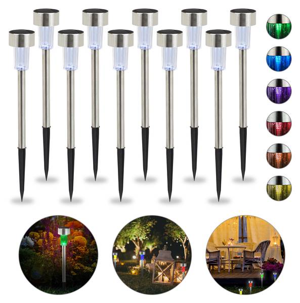 40x LED solarlamp kleurverandering Aantal delen in de set: 40