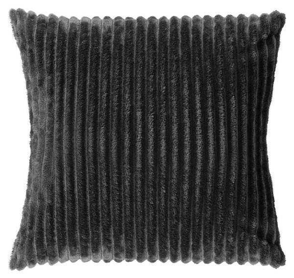 Dekokissen Mixed 4er Set Schwarz - Grau - Textil - 45 x 45 x 10 cm
