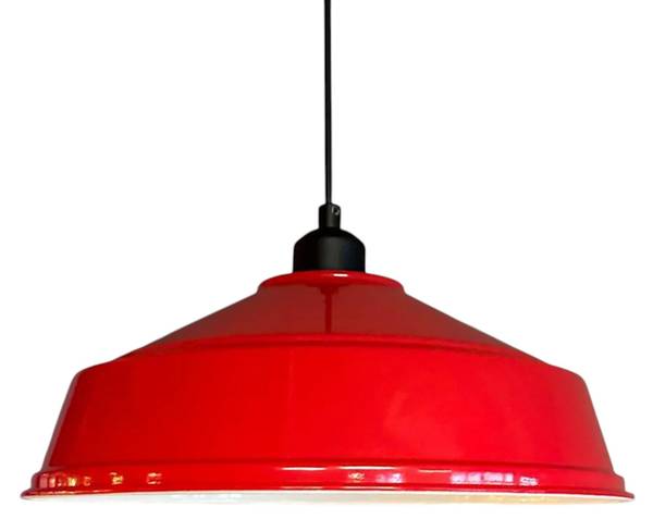 Pendelleuchte SYLCarmelo Rot - Metall - 35 x 18 x 35 cm