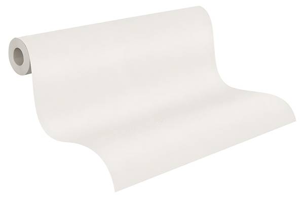Vliestapete 375553-GU Weiß - Fleece - 53 x 1005 x 1 cm