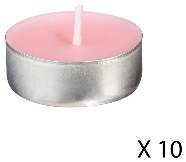 Duftkerzen himbeere NINA 30er-Set Wachs - 4 x 3 x 4 cm