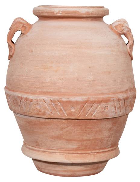 Orcio Vase OR DU VIN Marron - Terre cuite - 43 x 55 x 43 cm